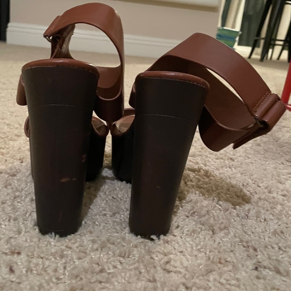 Call It Spring Chunky Heels - Picture 2 of 4